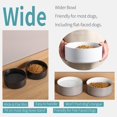 thumbnail image 5 of Addogyy Cuenco Para Perros De Cerámica Para Razas Medianas Y Grandes, Pesado, Alimentador De Agua Para Perros, Plato De 8 Pulgadas, Antideslizante, Moderno, Lindo, Extra Grande, Porcelana, Cuenco Para, 5 of 5