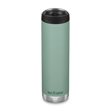 Klean Kanteen TKWide Insulated Coffee Tumbler with Café Cap - Stainless Steel Coffee Tumbler - 20 Oz, Beryl Green