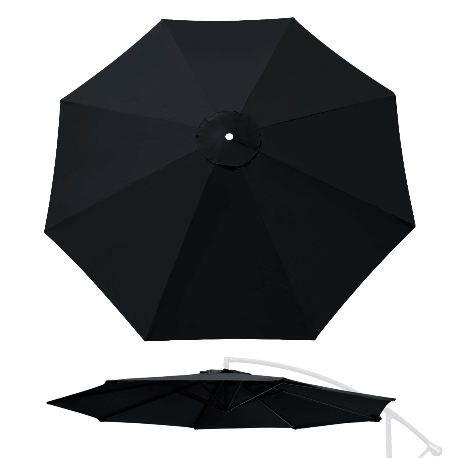 YardGrow 10ft 8 Ribs Umbrella Canopy Replacement, for Cantilever