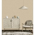 thumbnail image 3 of Cream Brushed Block Print Non Woven Non-Pasted Textured Wallpaper 57 Sq. Ft., 3 of 8
