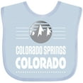 thumbnail image 3 of Inktastic Colorado Springs Colorado Mountains Boys or Girls Baby Bib, 3 of 4