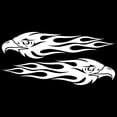 thumbnail image 1 of SPRING Motorcycle Sticker Eagle Decal Motorcycle Flame Eagle Sticker For SUV Motorcycle Waterproof Sun Protection Car Motorbike Decorat White, 1 of 7