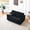 Black, variant on Labor - saving Transformable Sofa with Rollers - Easily Switch to Bed in Small Spaces