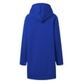 thumbnail image 6 of Atogsazn Women's Oversized Long Hoodies Casual Long Sleeve Side Split Hooded Sweatshirt Pullover Tops Outfit CLothing 01-Blue XXL Fashion, 6 of 6