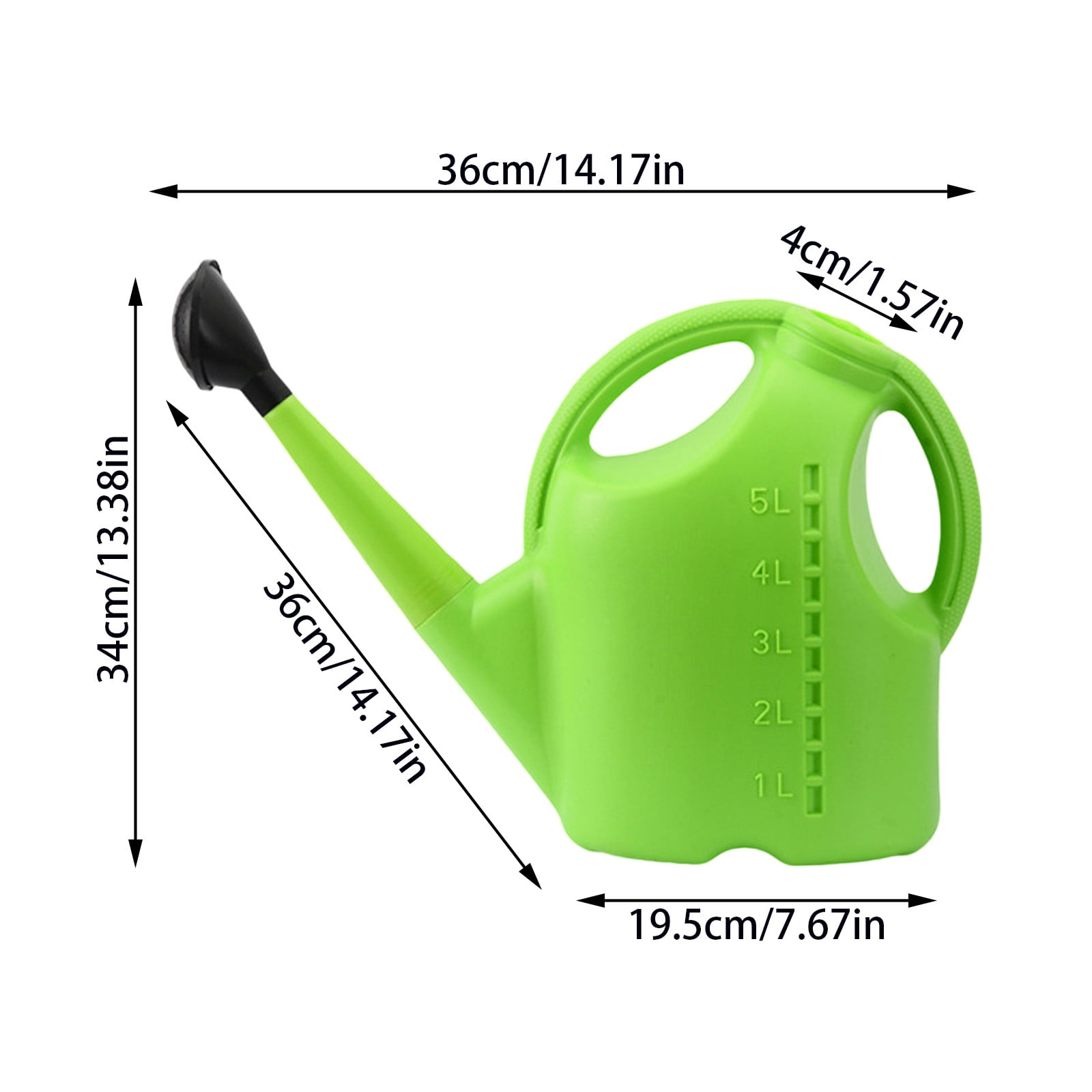 2 Gallon Watering Can for Outdoor & Indoor - Large Garden Watering Can with Detachable Long Spout, Comfortable Handle, Ideal for Flowers, Gardens, and Houseplants