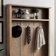 thumbnail image 5 of Bowery Hill Rustic Wood Hallway Cabinet in Weathered Gray Finish, 5 of 5