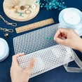 thumbnail image 4 of Kit para tejer y hacer bolsos a crochet: incluye láminas de plástico, malla y cintas para manualidades, accesorios y agujas de tejer., 4 of 7