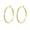 Gold(30mm), variant on Gold Plated Cubic Zirconia Hoop Earrings for Women, Large Lightweight Sparkly CZ Hoop Earrings, Hypoallergenic Fashion Statement Earrings, 30MM