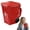 Red, variant on Trashcan Ceramics Mug,Recycling Bin Coffee Mug with Lid,Multi-Purpose Trendy Garbage Bin Shape Drinkware for Birthday Parties Gifts, Decorative Water Cup