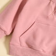 thumbnail image 6 of Edvintorg Outfits for Girls Crewneck Long Sleeve Athletic Pullover Top and Sweatpant with Pocket Girls 2 Piece Sets Size 0-4, 6 of 9
