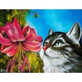 thumbnail image 1 of Diamond Painting 1 (DE5325) 5D DIY Cat Rhinestone Kit Full Round Wall Picture (0809-) 30x40cm Hugtrwg Para estrenar, 1 of 1