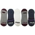 thumbnail image 1 of Fila Women's 5-Pack Multi Stripe Super No Show Socks Navy, 1 of 2