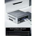 thumbnail image 5 of MINISFORUM Venus Series NAB9 Mini PC, 12th Gen Core i9-12900HK Processor 32GB RAM 1TB SSD, 5 of 8