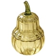 thumbnail image 2 of Aesthetic Pumpkin Shaped Glass Jar with Lid, Halloween Candy Dried Food Storage Container, Decorative Glass Jar for Living Room Tray Mantel Decor, 2 of 9