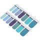 thumbnail image 4 of Calcomanías de esmalte de uas, tira de esmalte de uas ampliamente utilizada, tiras exquisitas de fácil uso, envolturas de uas DIY completas, calcomanías para interior para Unbranded 1414210014915, 4 of 8