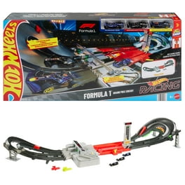 ミニカー Hot Wheels MARIOKART CIRCUIT TRACK SET Hot Wheels Mario Kart Race Car Circuit Track Set with 1:64