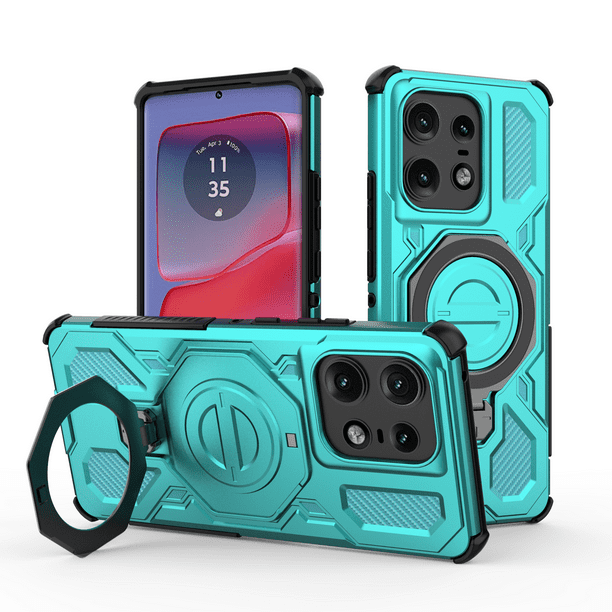 Funda GANGXUN para Motorola Edge 50 Pro 5G , magnética, ligera, soporte 360°, antigolpes