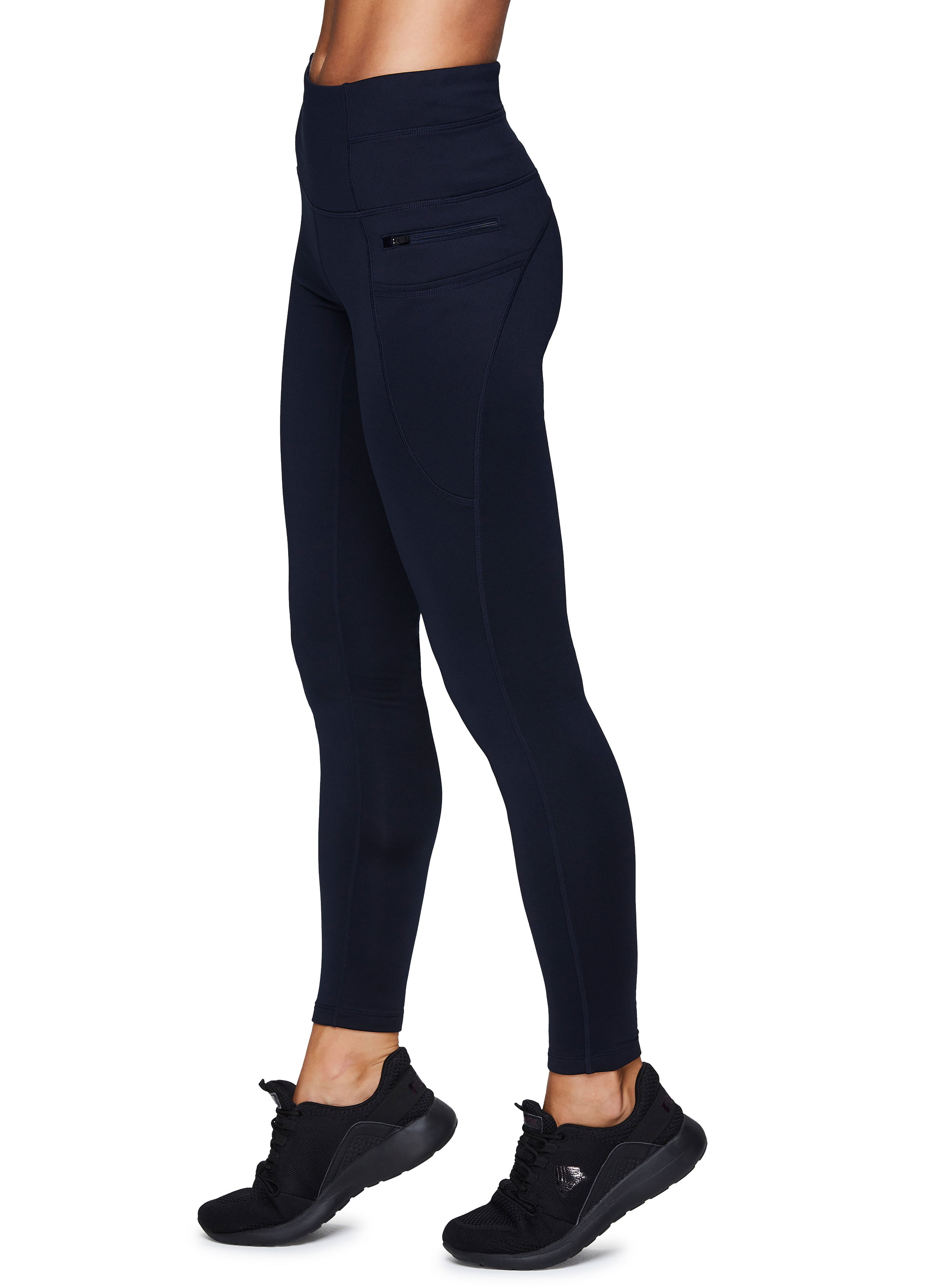 RBX Fleece-Lined Women's Winter Yoga Leggings with Pockets | Warm &  Stretchy Gym Pants for Cold Weather