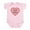 Petal Pink, variant on CafePress - My Aunt Is My Valentine Baby Creeper - Baby Light Bodysuit, Size Newborn - 24 Months