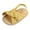 Yellow, variant on Baby Girls Open Toe Sandals Ruffle Rubber Sole Beach Flat Sandals Summer Casual Lightweight First Walking Shoes