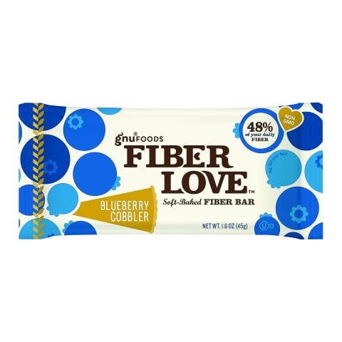 NuGo Fiber d'Lish Snack Bar, Blueberry Cobbler, 1.6 Oz