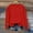 Red, variant on POROPL Plain Sweatshirts for Women Crew Neck Long Sleeve Sweatshirts Loose Fitting Fall Sweatshirts