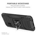 thumbnail image 5 of Samsung Galaxy A03S Case, Rosebono Hybrid Slim Colorful Armor Cover Case With Adjustable Integrated 360 Degree Rotating Ring Kickstand For Samsung Galaxy A03S (Black), 5 of 6