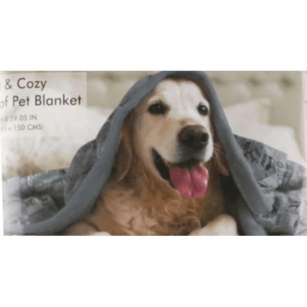 Soft Cozy Pet Blanket, 59.05" Gray Walmart.com