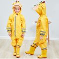 thumbnail image 4 of Impermeable para niños Ropa impermeable transpirable Impermeable impermeable para niños Niños Niñas Leyfeng Impermeable, 4 of 7