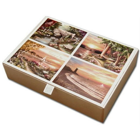 LPG Greetings Serenity Box of 16 Assorted Alan Giana All Occasion Cards
