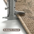 thumbnail image 5 of SUNDEREY 5'x7' Floral Easy Jute Rug,Area Rug 5x7ft Washable Bedroom Rug,Easy Jute Indoor Outdoor Carpet, Farmhouse Non Slip Khaki Floor Rug for Dining Room Office Entrance Kitchen,Wreath&Fleur, 5 of 9