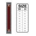 thumbnail image 6 of Table Runner Dresser Scarves 72 Inch Long, Chef Kitchen Gourmet Knife Fork Cook Food Linen Dining Table Runners Buffalo Black White Plaid Tabletop Scarf for Wedding Holiday Party Kitchen, 6 of 7