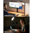 thumbnail image 4 of Lámparas de escritorio LED para oficina en casa con base, lámpara de escritorio alta con 50 modos de luz y memoria y temporizador, luz de computadora, lámparas de mesa ajustables flexibles para, 4 of 10