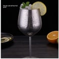 thumbnail image 4 of 2 Copas Vino Tinto Champagne Champaña Acero Inox Elegantes 550ml Para Bar, 4 of 4