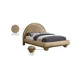 thumbnail image 2 of Meridian Furniture Madrid Beige Velvet King Bed, 2 of 7