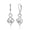 White #2, variant on Heart Dangle Drop Earrings for Women Hypoallergenic Earrings with CZ Birthday Christmas Valentines Mothers Day Gifts for Mom Wife