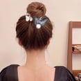 thumbnail image 3 of Retro Style Embroidery Butterfly Hair Comb Hair Clip Beaded Headdress Faux Pearl Rhinestone Headdress For Women Girls, 3 of 16