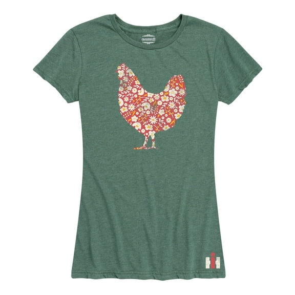 Case IH - Floral Cow IH - Women's Short Sleeve Graphic T-Shirt