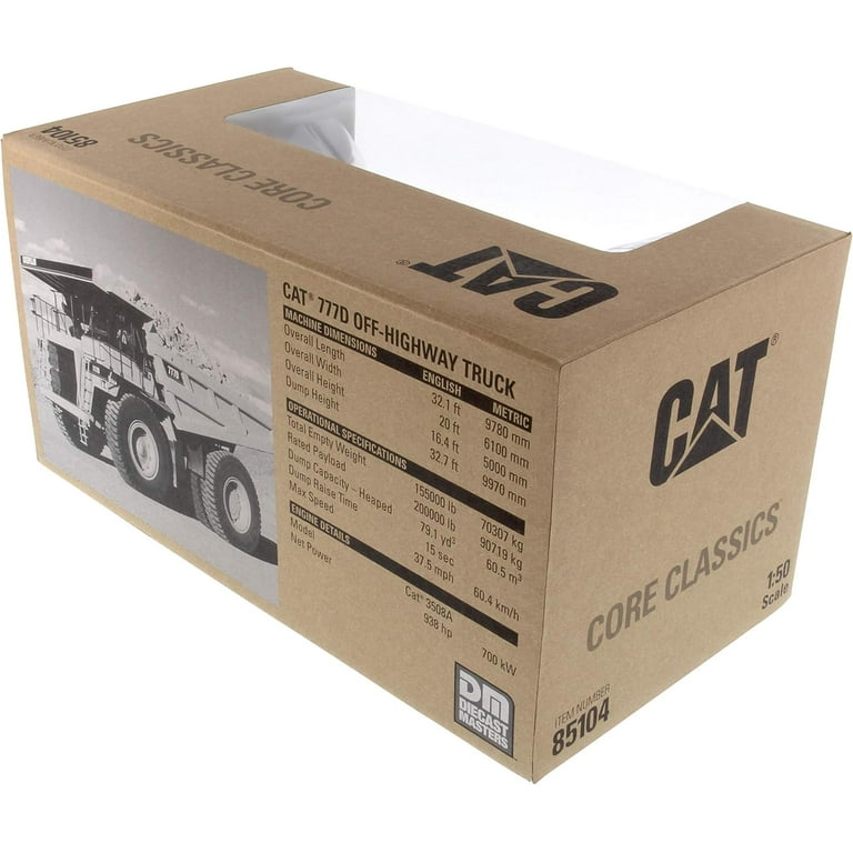CAT777D Off Highway Trck シルバーメタリック50:1 CAT777D Off Highway Trck シルバーメタリック50:1 The Cat 777