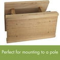 thumbnail image 3 of Woodlink Deluxe Wood Bird Feeder with Metal Suet Cages and Hinged Roof, 3 of 10