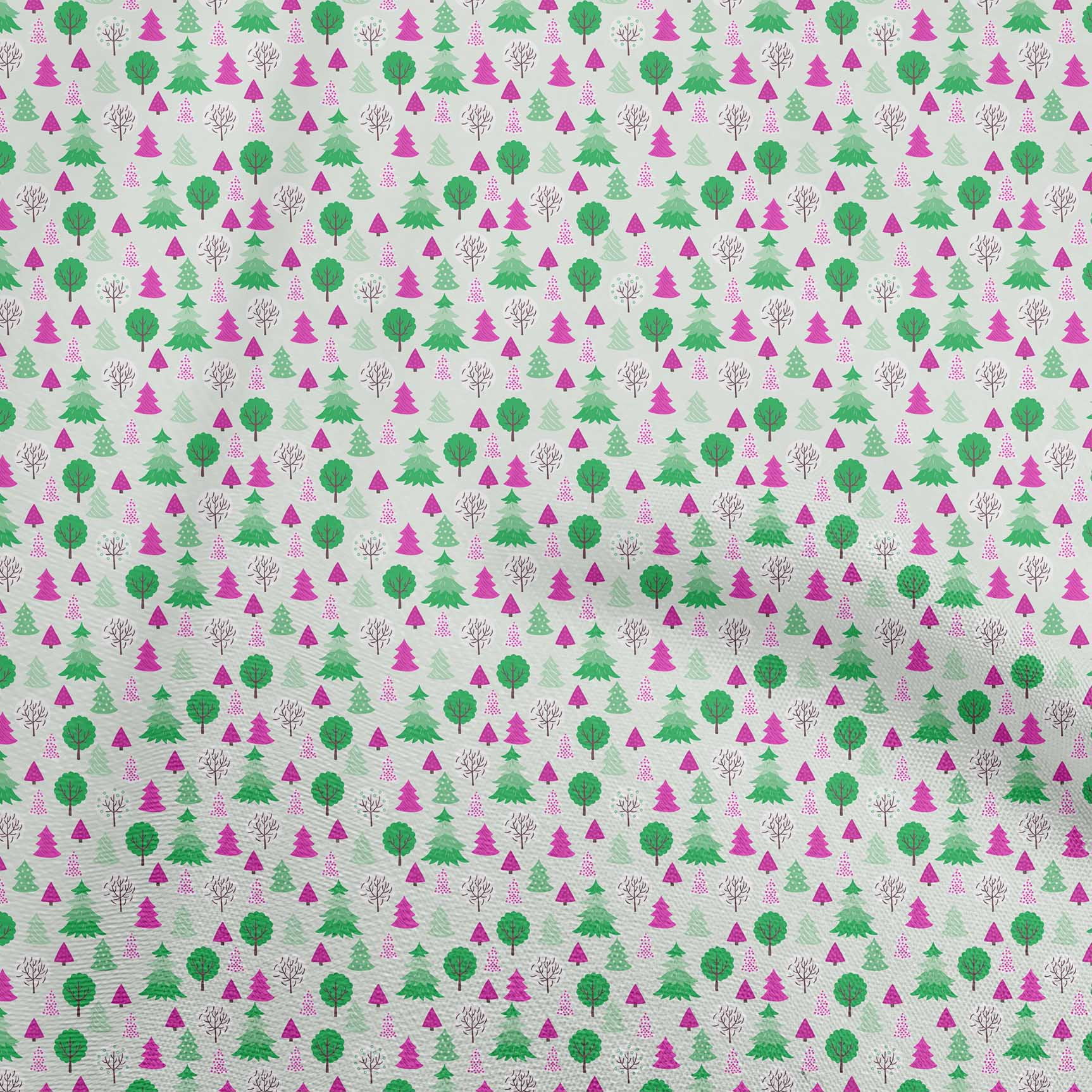 oneOone Polyester Spandex Light Blue Fabric Christmas Sewing Material Print Fabric By The Yard 56 Inch Wide