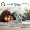 thumbnail image 4 of 2, 3 or 4 inch Twin-XL Cooling Technology Plush Mattress Topper, Gel Infused Memory Foam Bed Topper with Removable Cover (4 inch, Twin XL), 4 of 7
