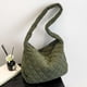thumbnail image 1 of Bolso de hombro acolchado de pana para mujer, bolso de moda para uso diario en la oficina, 1 of 8