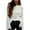 B-White, variant on Sequin Tops for Women Long Sleeve Eyelet Lace Hollow Out Embroidered Top Blouse Glitter Crew Neck Blouses for Disco,Party,Evening Club B-White