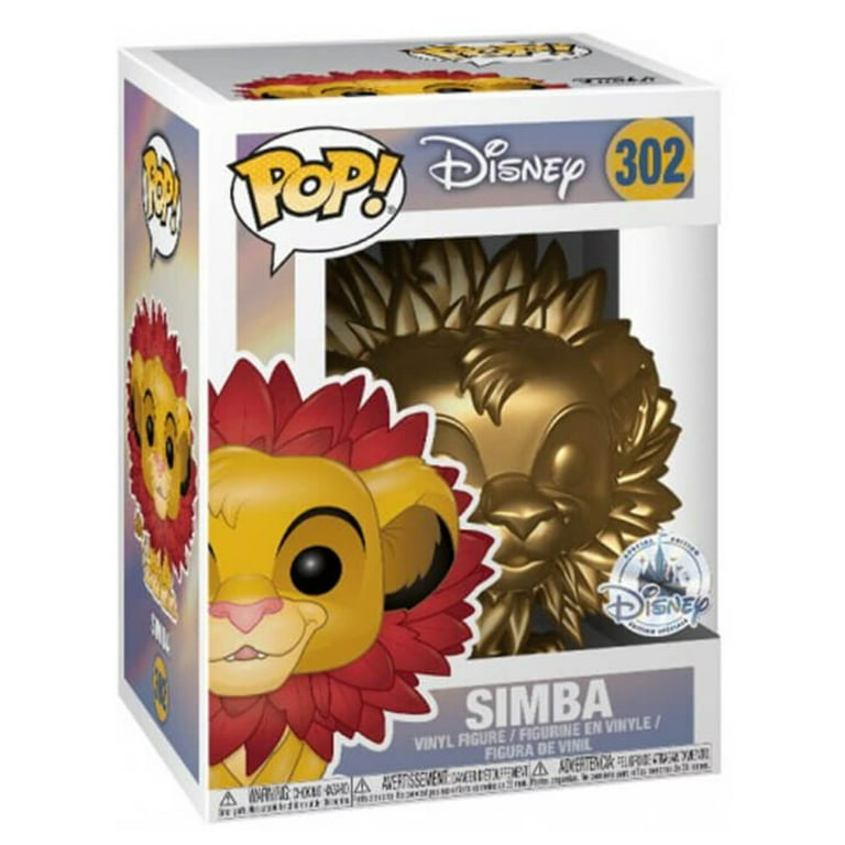Funko POP! Disney: The Lion King SIMBA Gold Special Edition #302 DAMAGE BOX