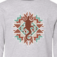thumbnail image 4 of Inktastic Southwestern Native Pattern Lizard Long Sleeve Youth T-Shirt, 4 of 5