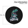 thumbnail image 3 of Disketp Hungry Tyrannosaurus Funny Coasters,6 Pcs Leather Coasters With Holder, Perfect Housewarming Hostess Gifts,Protect Furniture From Water Marks Scratch And Damage, 3 of 9