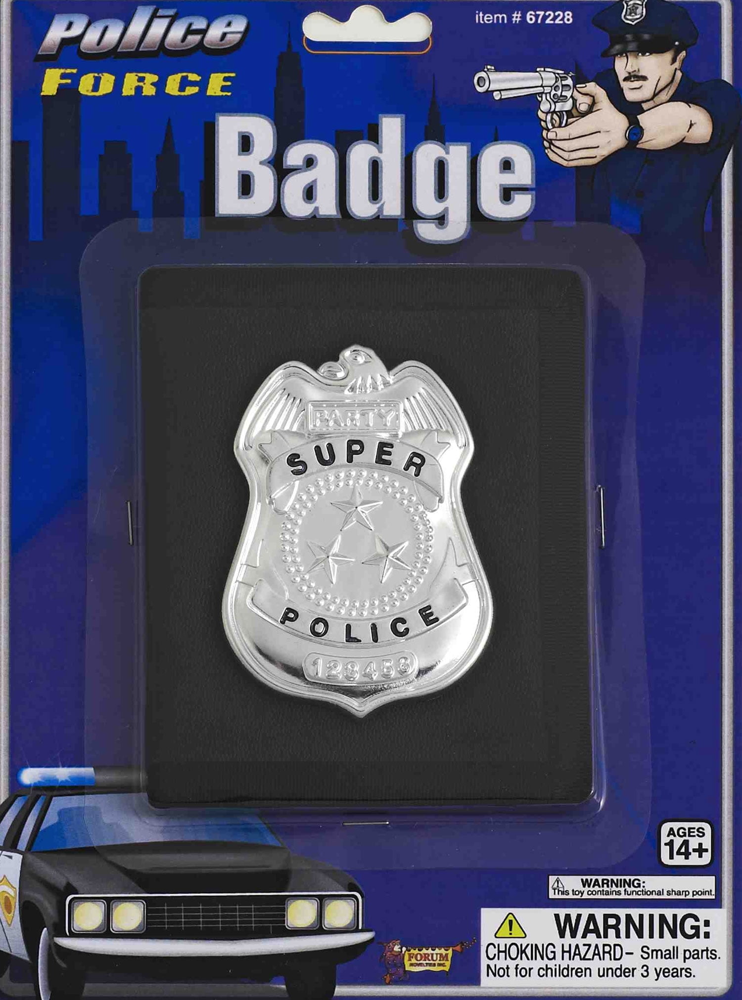 toy police badge walmart