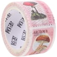 thumbnail image 1 of 1 Roll Vintage Paper Sticker Mushroom DIY Label Retro Stamp Decals for Scrapbooking Planner Album Card Art Craft Diary, 1 of 8