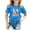 00-Blue#165, variant on Kiijoy T Shirt Girls Short Sleeve Crew Neck T-Shirt Kids Graphic Tee Top, Black, Sizes 2-3